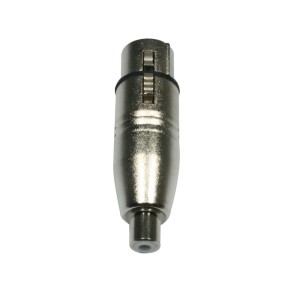 Adapter RCA czincz gniazdo - XLR żeński