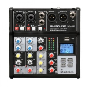 RH SOUND MIKSER 4 KANAŁY USB BLUETOOTH