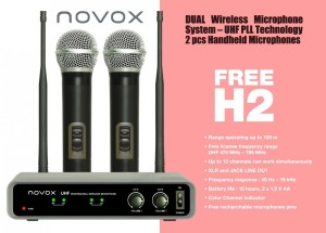 NOVOX FREE H2 Mikrofony Bezprzewodowe