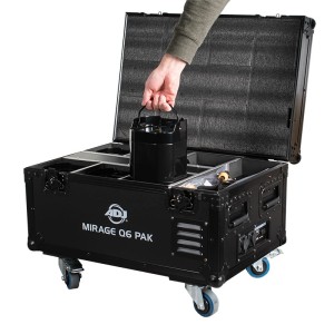 MIRAGE Q6 PAK BLACK Zestaw Led Par z Akumulatorem