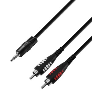 Adam Hall Cables 3 STAR YWCC 0100 Mały jack czincze RCA