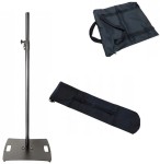 DNA S-POLE statyw kolumnowy oświetleniowy stojak kwadratowa podstawa regulowany 150-240 cm do 70 kg