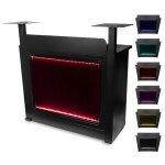 DNA DJ BOOTH BK stół stanowisko DJ podświetlana tablica LED RGB SET