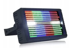 FLASH STROBE LED 40 MINI STROBOSKOP EFEKT ŚWIETLNY KOMPAKTOWE WYMIARY RGB