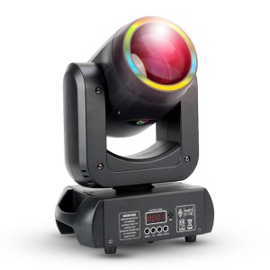 LIGHT4ME MH BEAM 150 RING głowica ruchoma beam oświetlenie sceniczne LED DMX efekt ring uchwyt montażowy