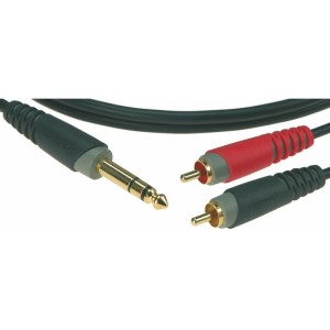 KLOTZ AY3-0200 2 x RCA 1 x JACK STEREO